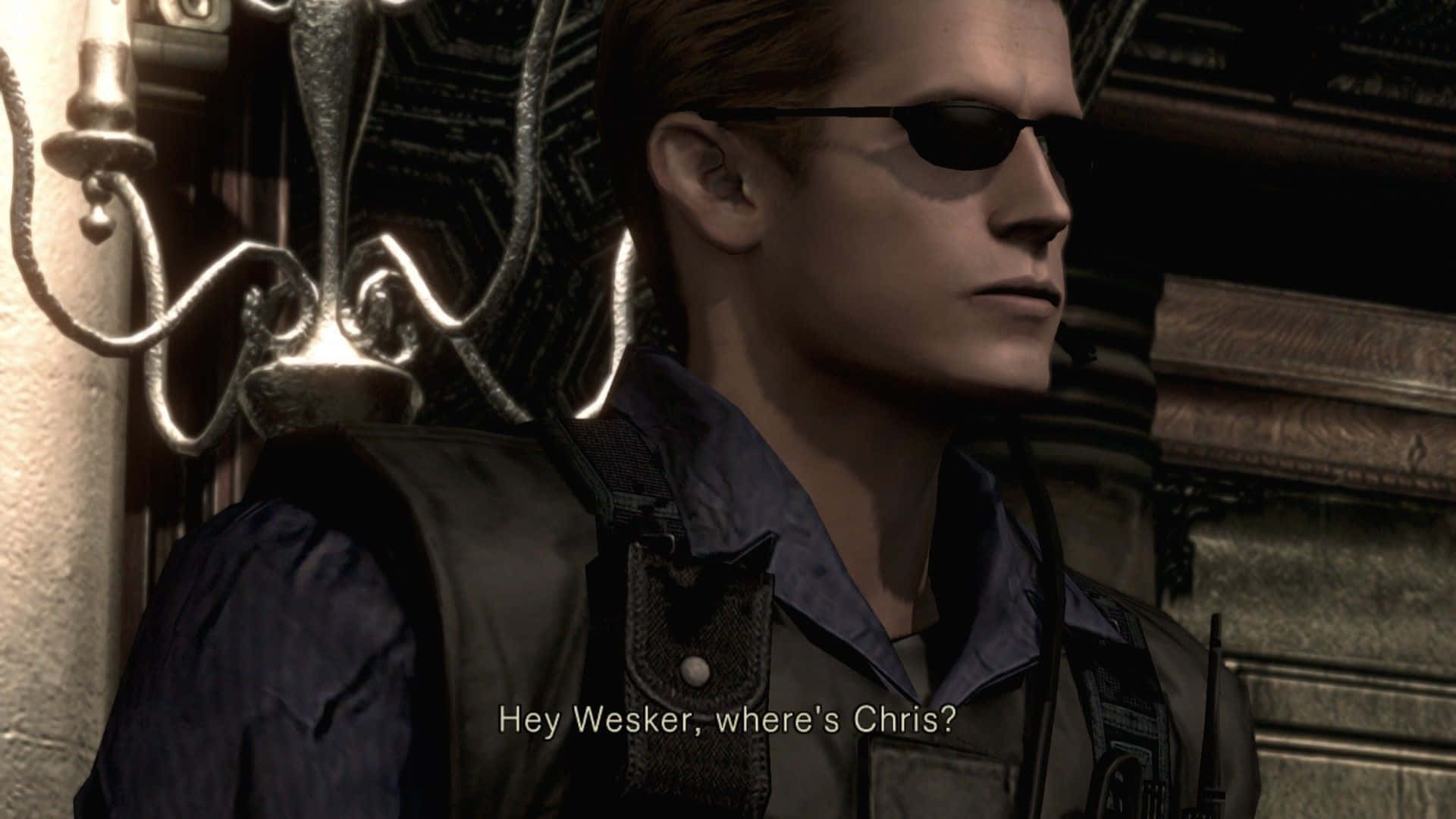 Albert Wesker, sunglasses, tactical vest, Full HD Desktop Wallpaper