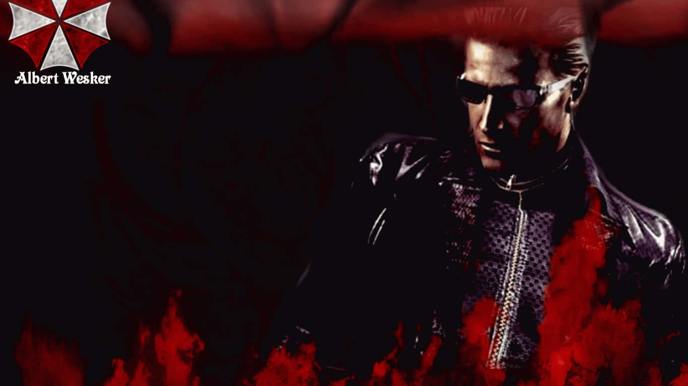 Albert Wesker, sunglasses, leather jacket, HD Desktop Wallpaper