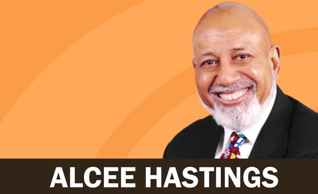 Alcee Hastings, orange, black suit, SD Desktop Wallpaper