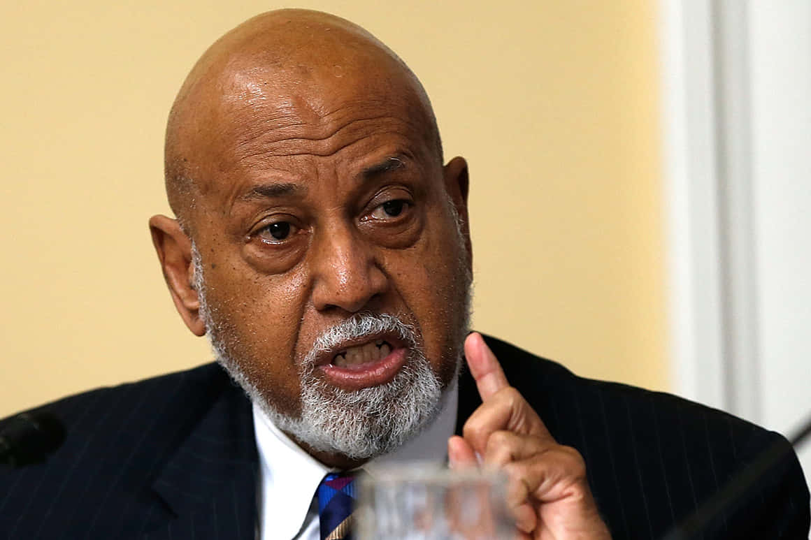 Alcee Hastings, bald, gray beard, SD Desktop Wallpaper