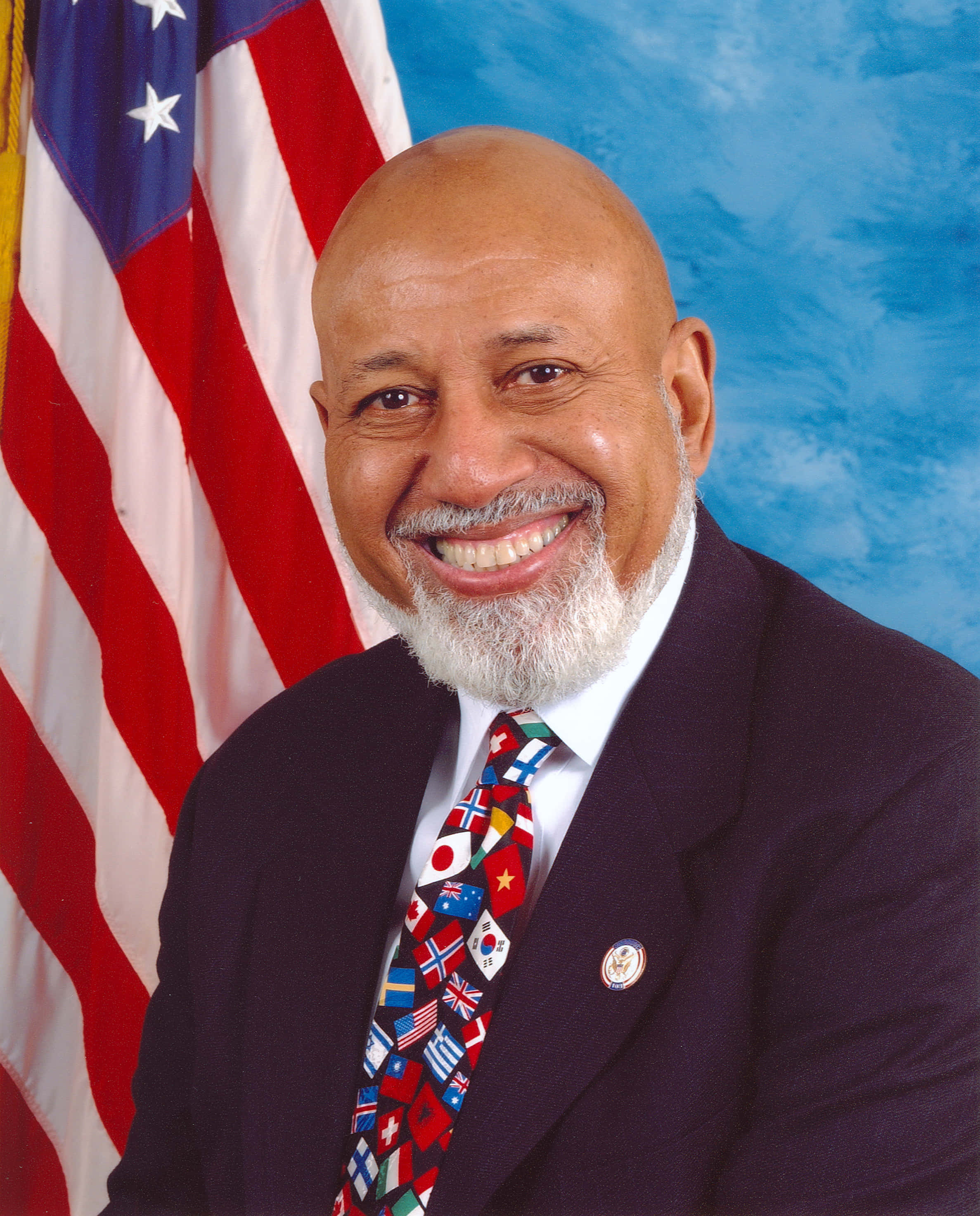 Alcee Hastings, suit, tie, 2K Phone Wallpaper