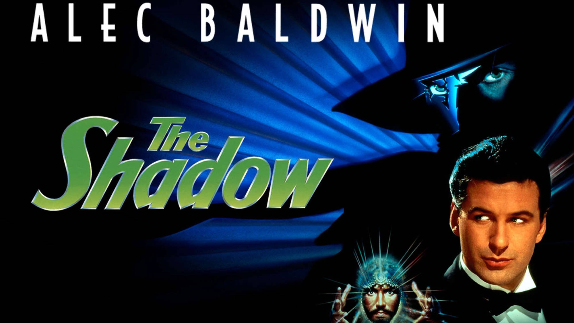Alec Baldwin, The Shadow, glowing green, Full HD Desktop Wallpaper