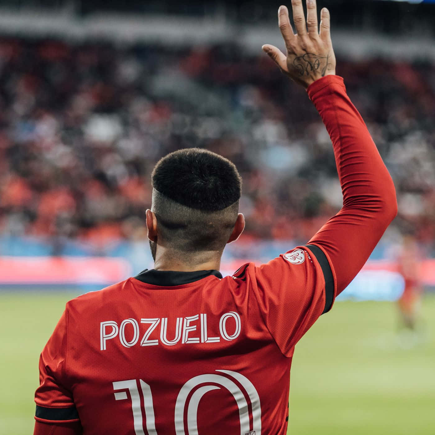 Alejandro Pozuelo, number 10, red jersey, HD Desktop Wallpaper