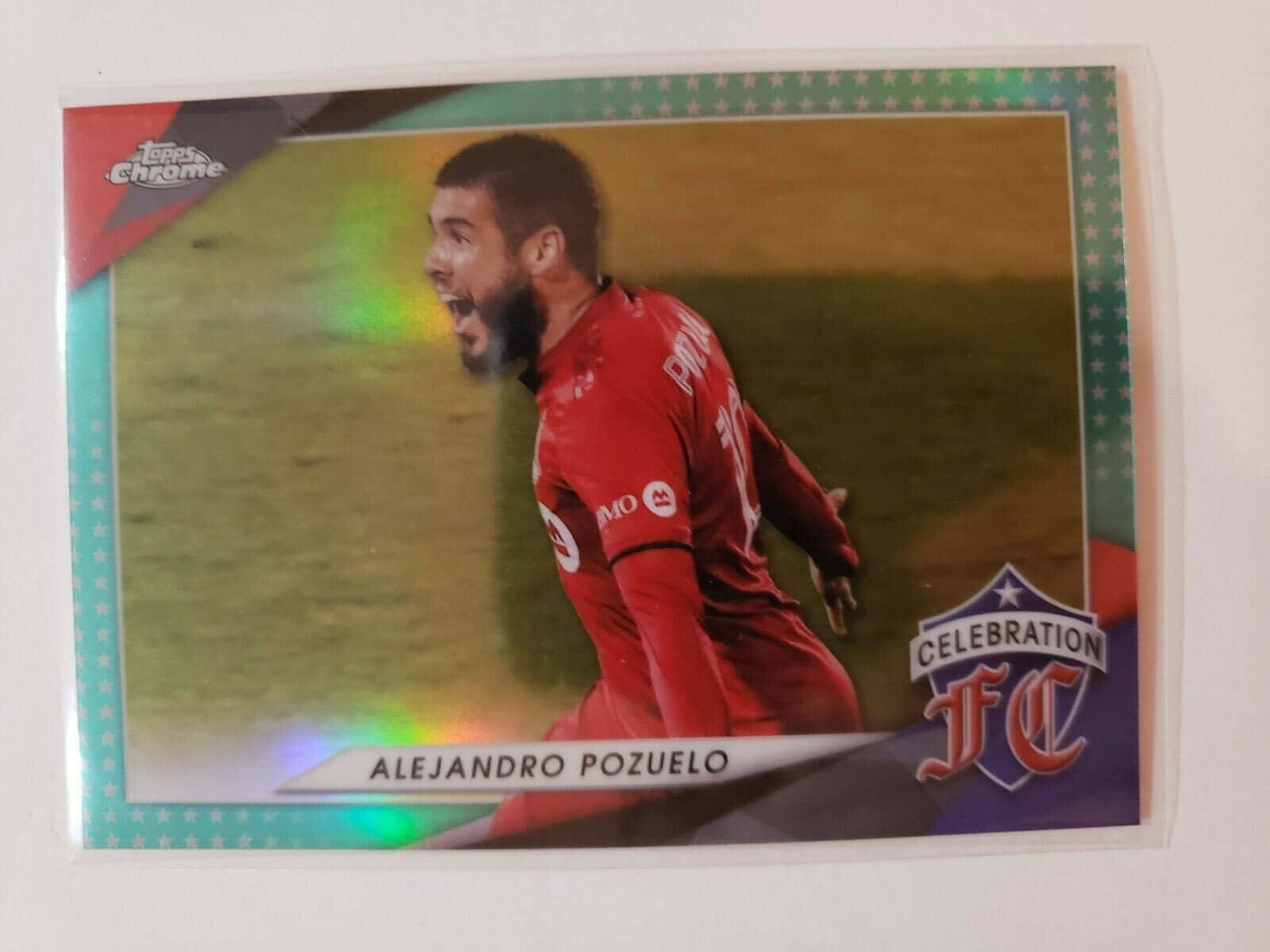 Alejandro Pozuelo, red jersey, grass field, HD Desktop Wallpaper