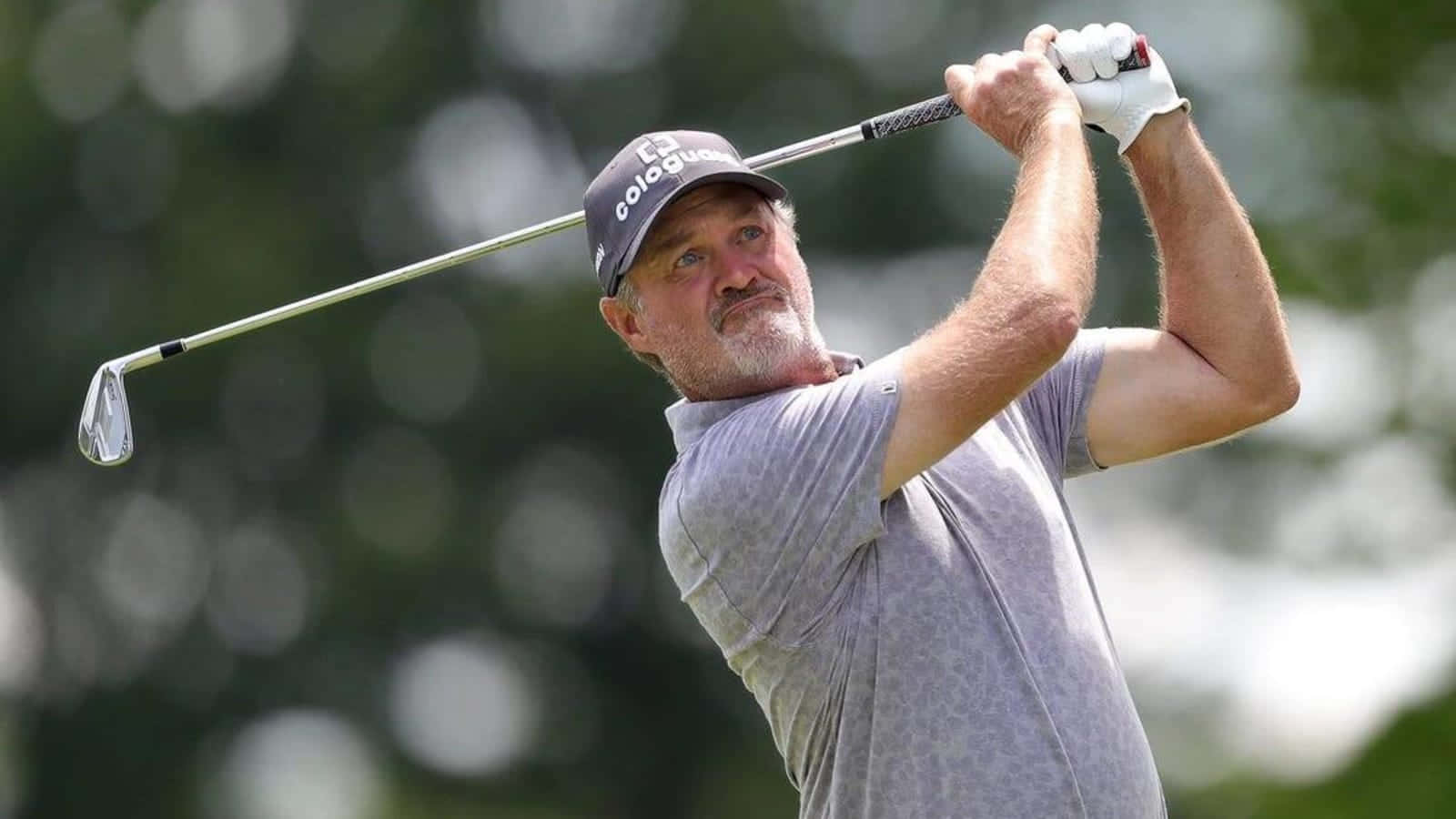Alex Cejka, golf tournament, mid-swing, HD Desktop Wallpaper