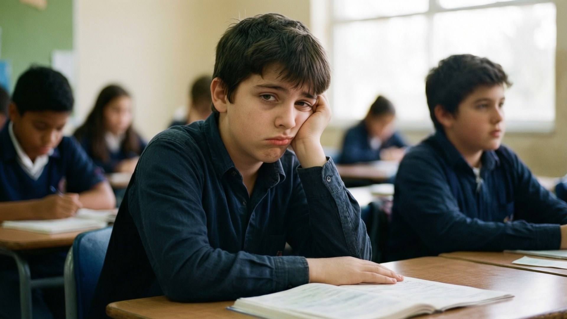 Alex Chino, classroom, chin, Full HD Desktop Wallpaper
