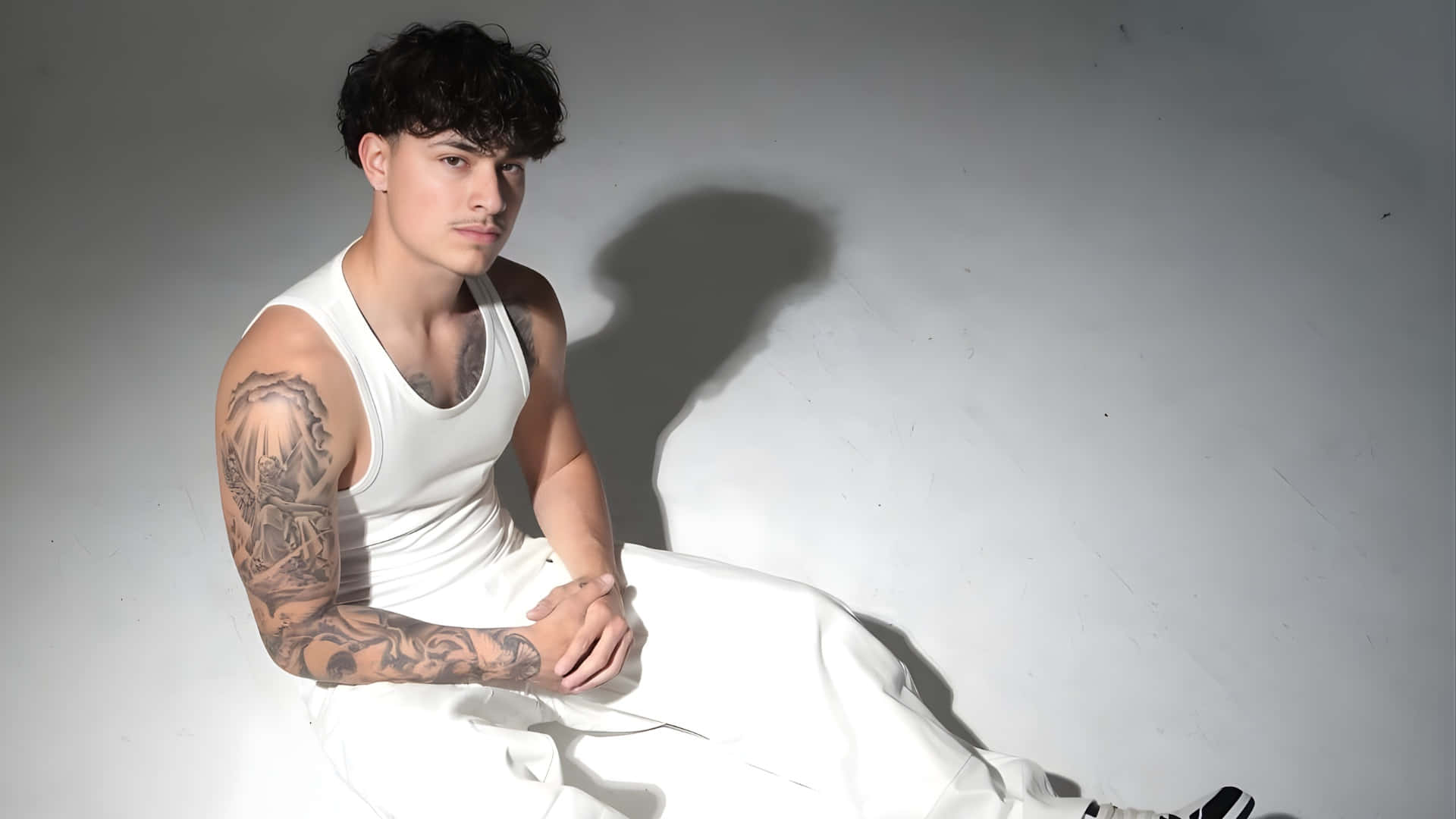 Alex Chino, tattoo style, full sleeve tattoos, Full HD Desktop Wallpaper