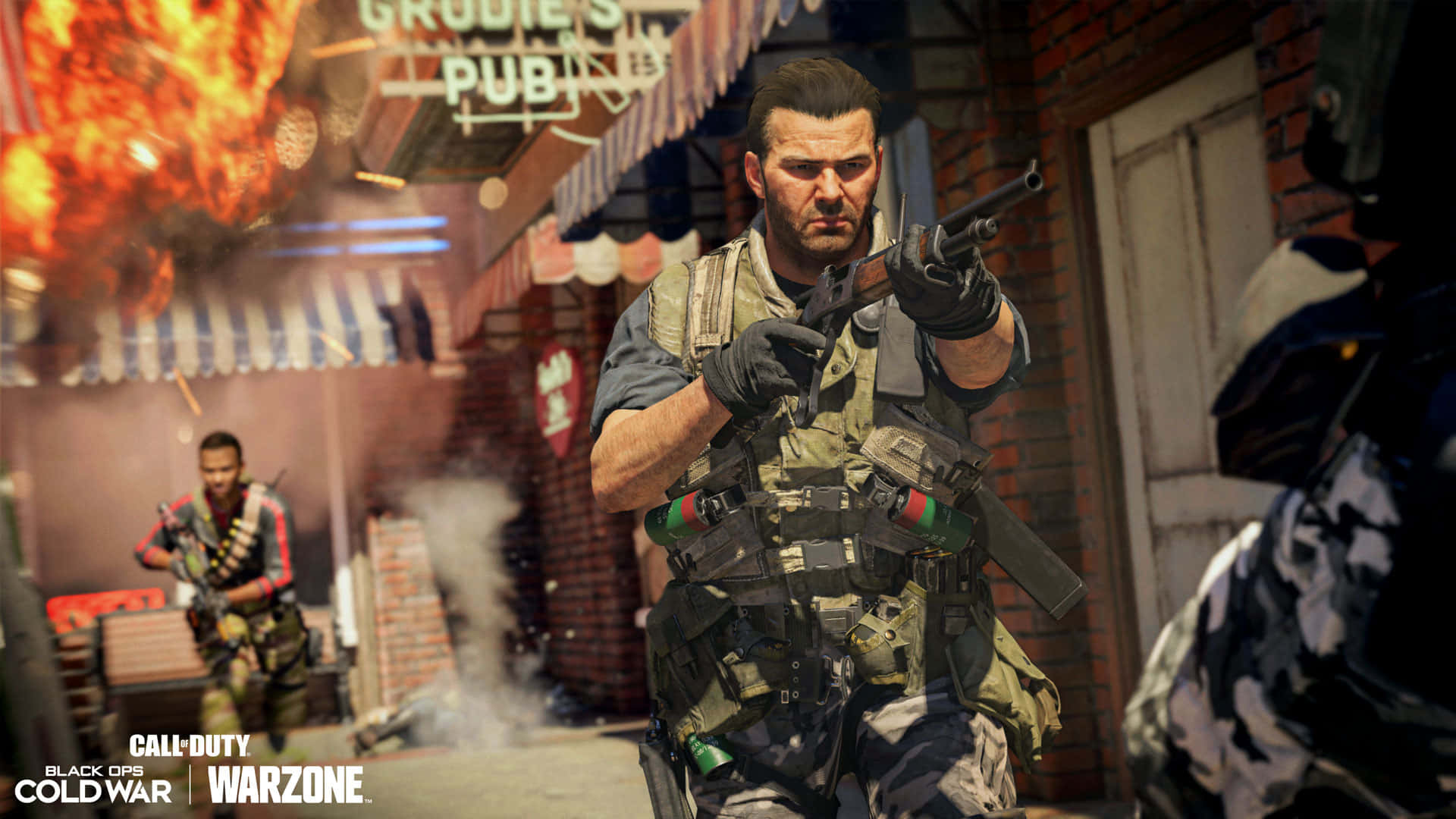 Alex Mason, tactical gear, rifle, Full HD Desktop Wallpaper