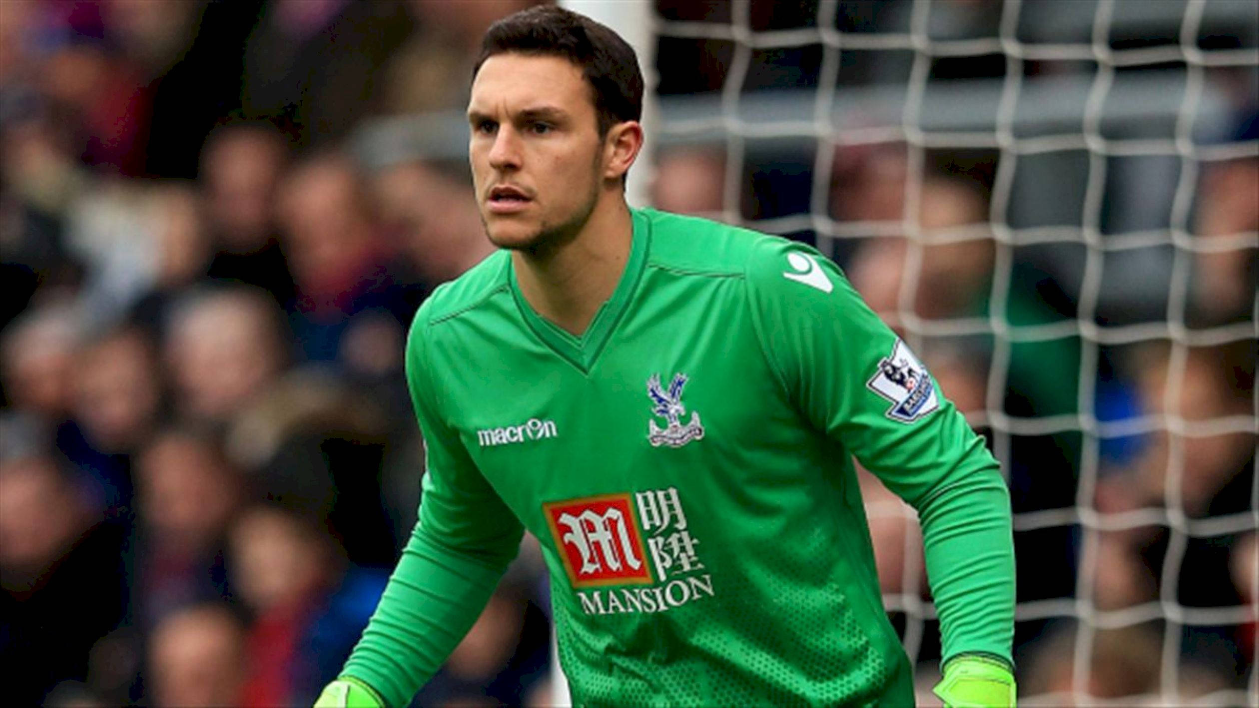 Alex McCarthy, football goalkeeper, green jersey, Full HD Desktop Wallpaper