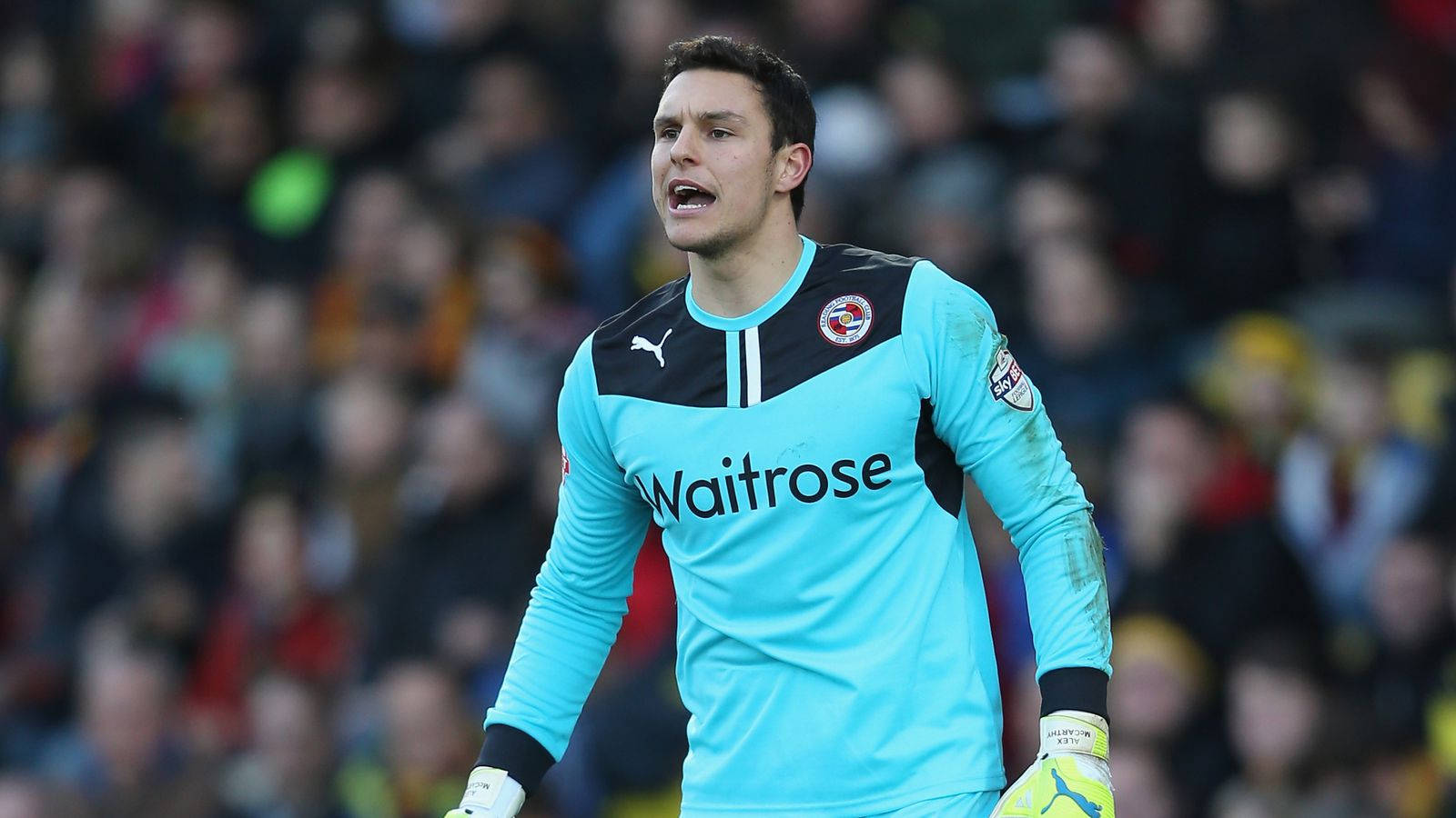 Alex McCarthy, light blue and black uniform, soccer goalkeeper, HD Desktop Wallpaper