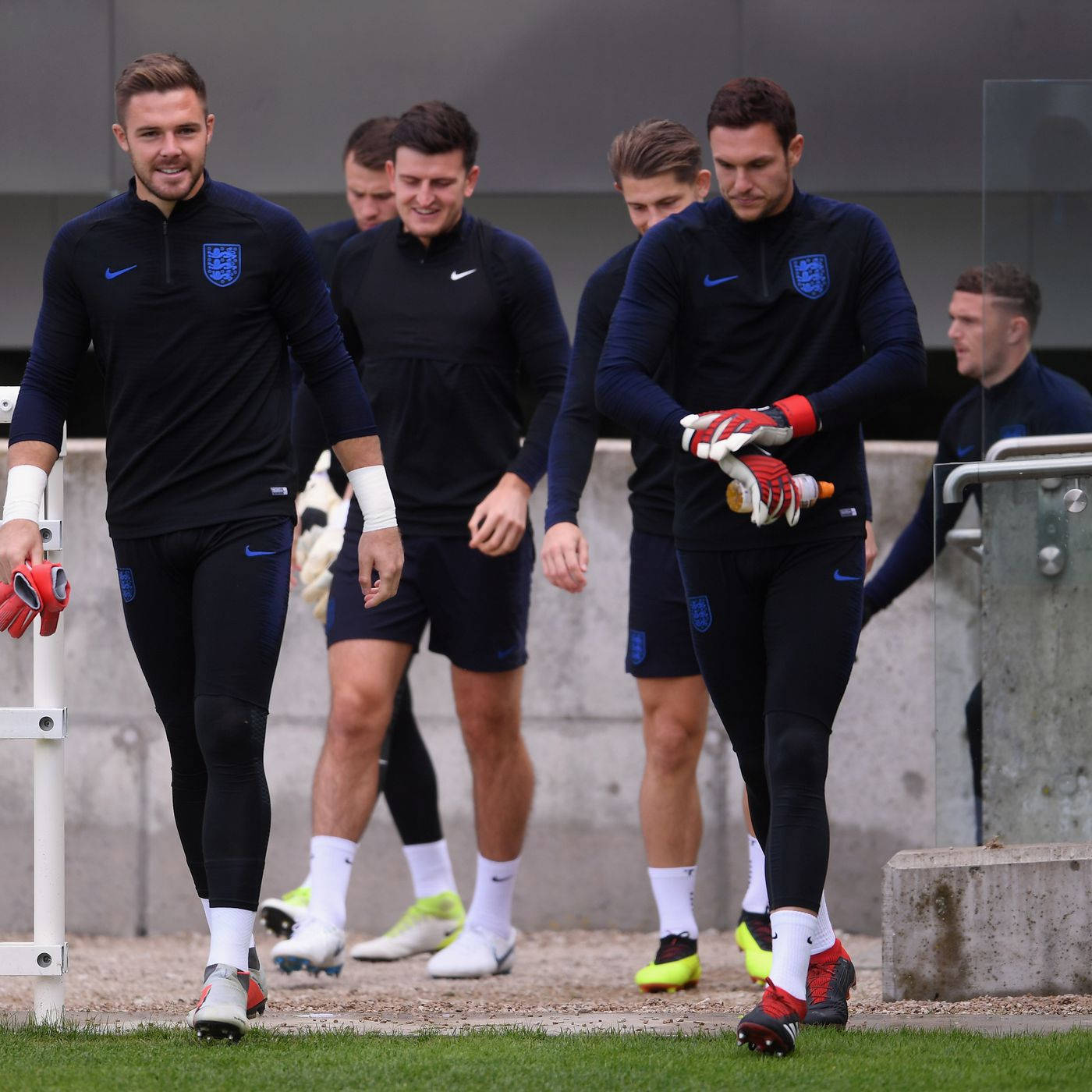 Alex McCarthy, England soccer players, navy training gear, HD Desktop Wallpaper