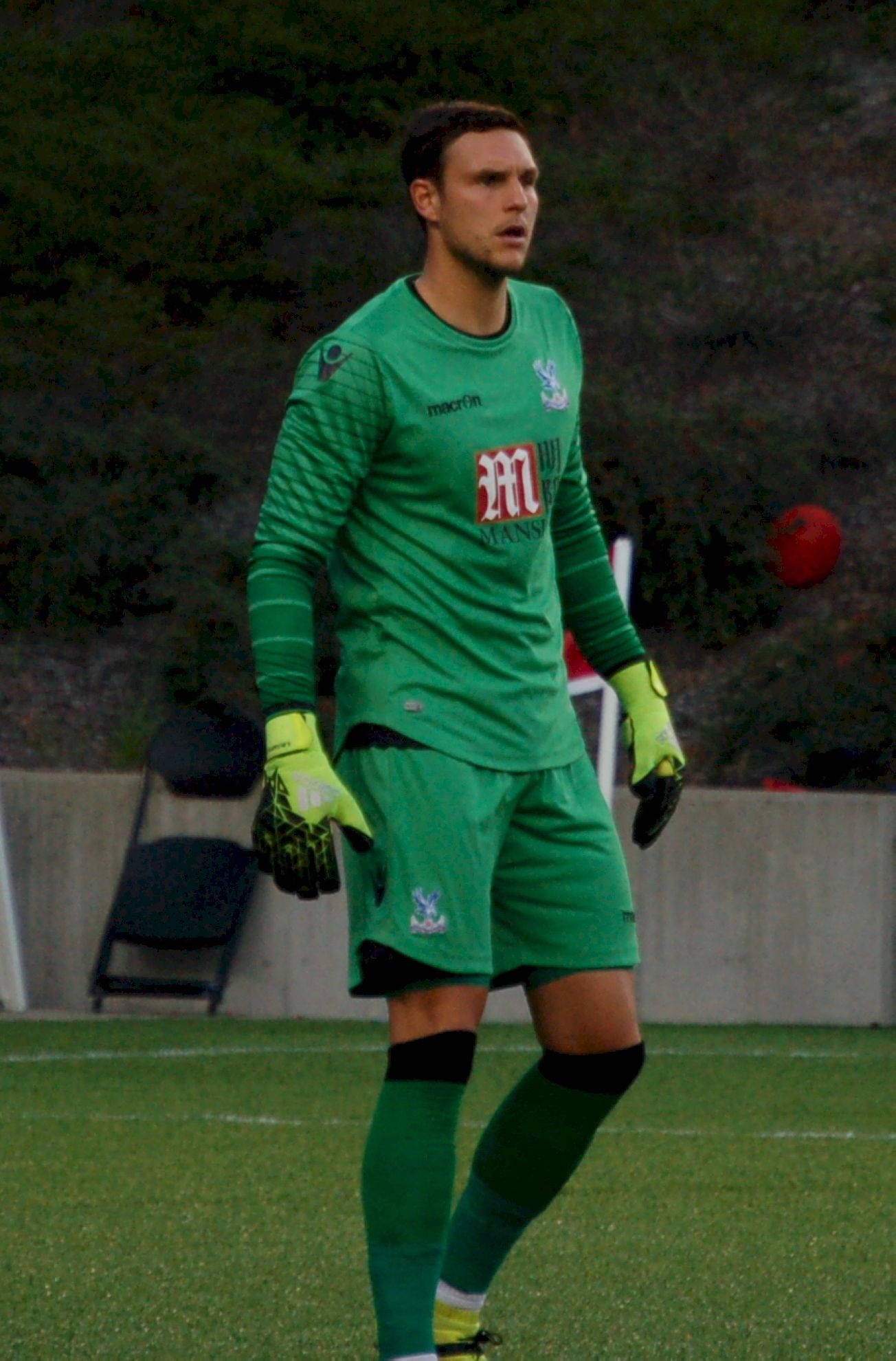 Alex McCarthy, green jersey, grass field, Full HD Phone Wallpaper