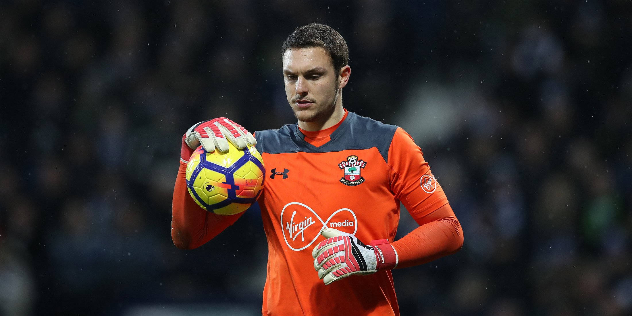 Alex McCarthy, orange kit, colorful ball, Full HD Desktop Wallpaper