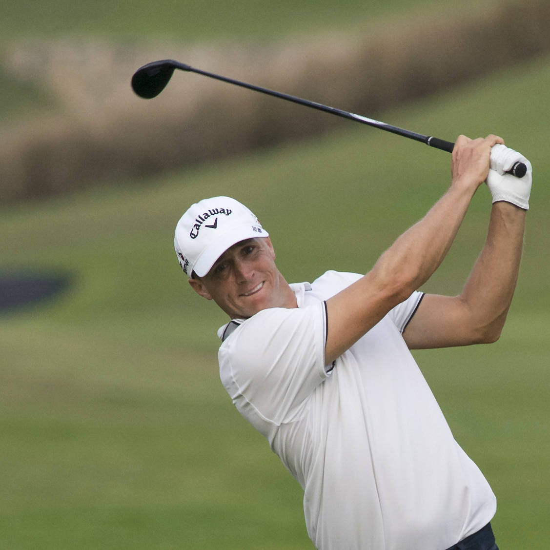 Alex Noren, white, black club, SD Desktop Wallpaper