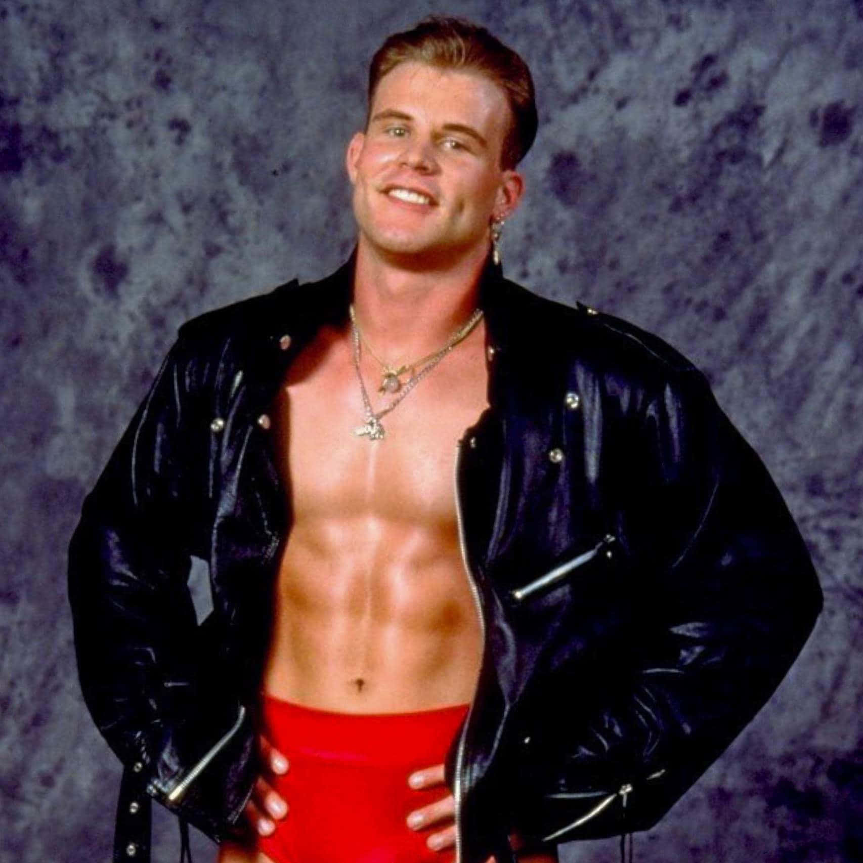 Alex Wright, German Wrestler, black leather jacket, HD Desktop Wallpaper