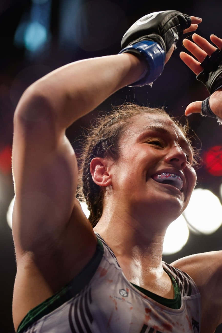 Alexa Grasso, female fighter, bloodied gi, HD Phone Wallpaper