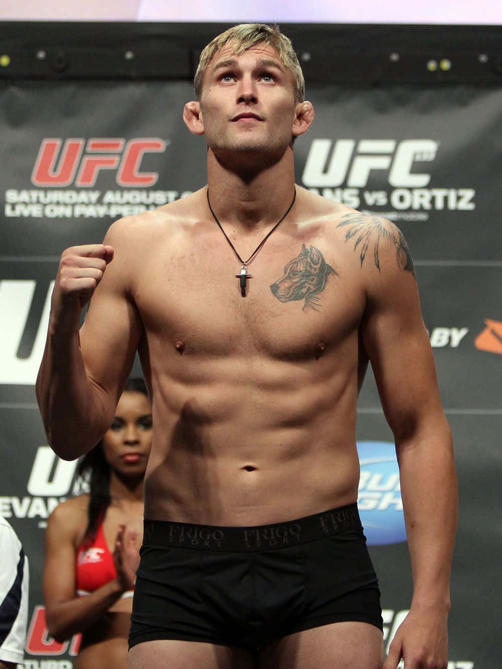 Alexander Gustafsson, UFC weigh-in, dog tattoo, HD Phone Wallpaper