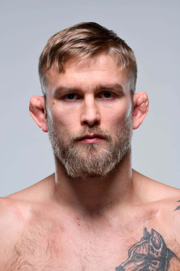 Alexander Gustafsson, beard, dog tattoo, SD Phone Wallpaper