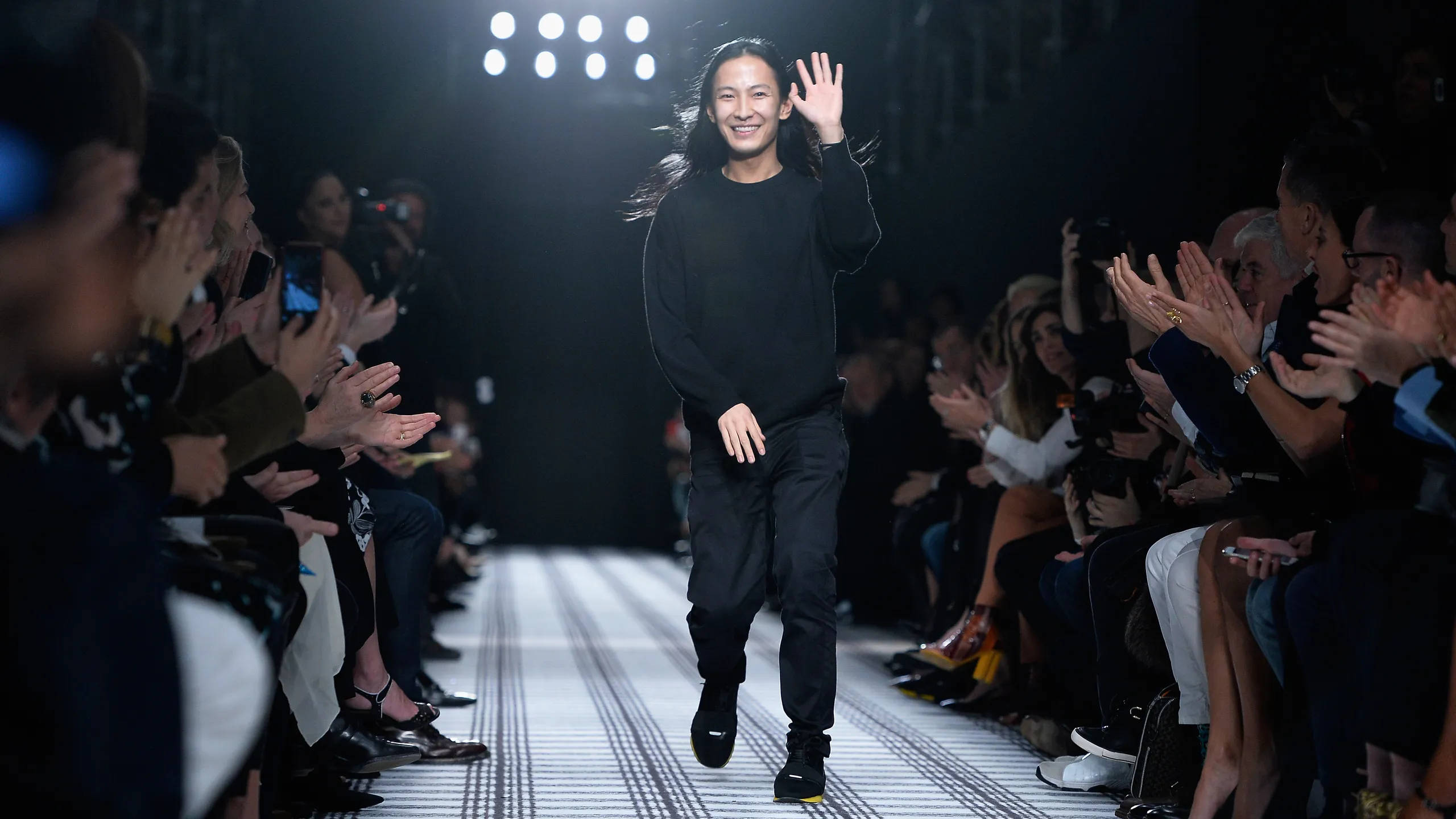 Alexander Wang, runway, spotlights, 2K Desktop Wallpaper