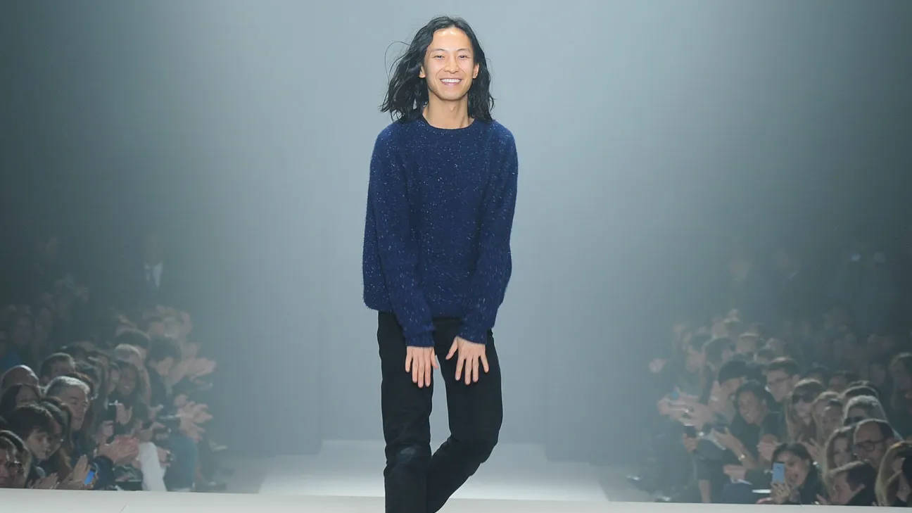 Alexander Wang, blue sweater, navy sweater, HD Desktop Wallpaper