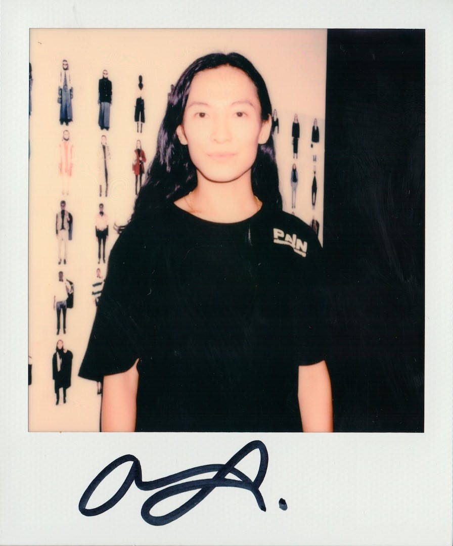Alexander Wang, PAIN t-shirt, Polaroid-style photo, SD Phone Wallpaper