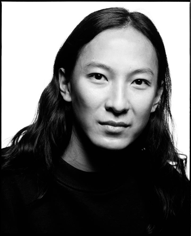 Alexander Wang, greyscale, black and white portrait, SD Phone Wallpaper