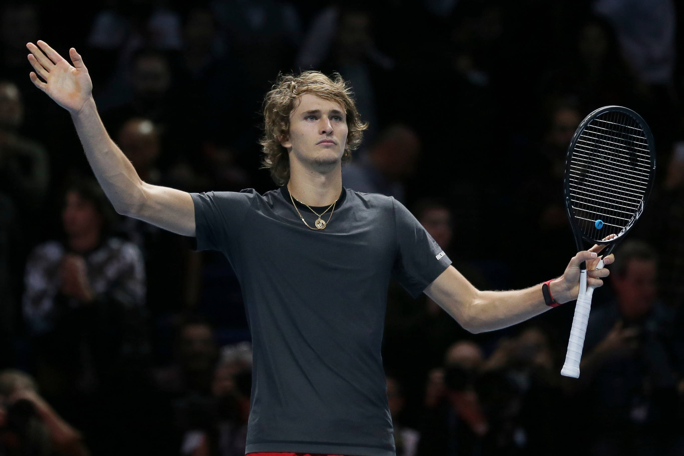 Alexander Zverev, tennis player, racket, 2K Desktop Wallpaper
