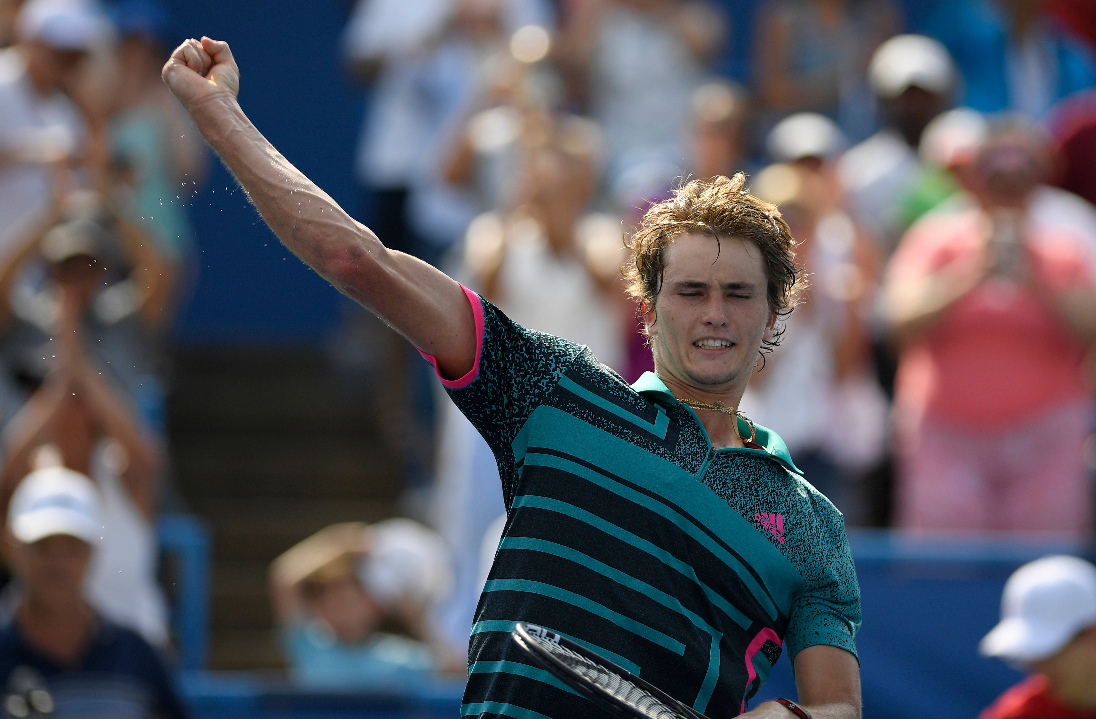 Alexander Zverev, tennis player, sunlit court, 4K Desktop Wallpaper