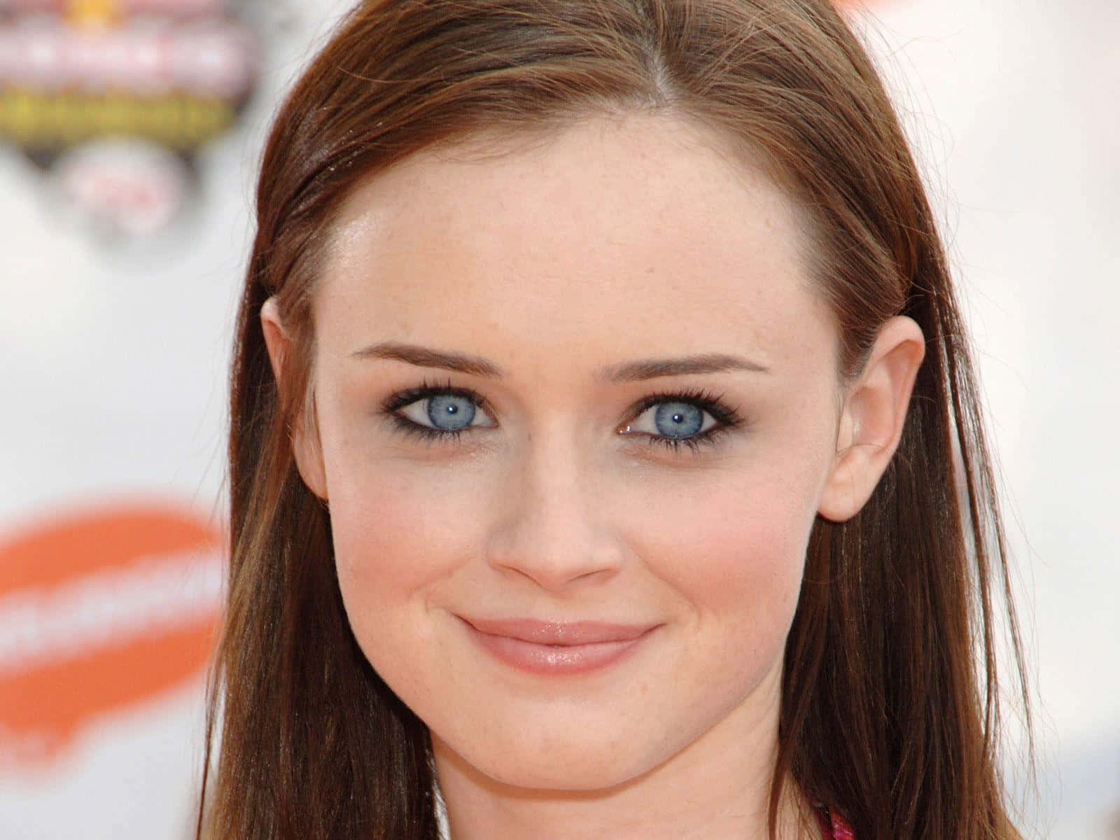 Alexis Bledel, blue eyes, brown hair, HD Desktop Wallpaper