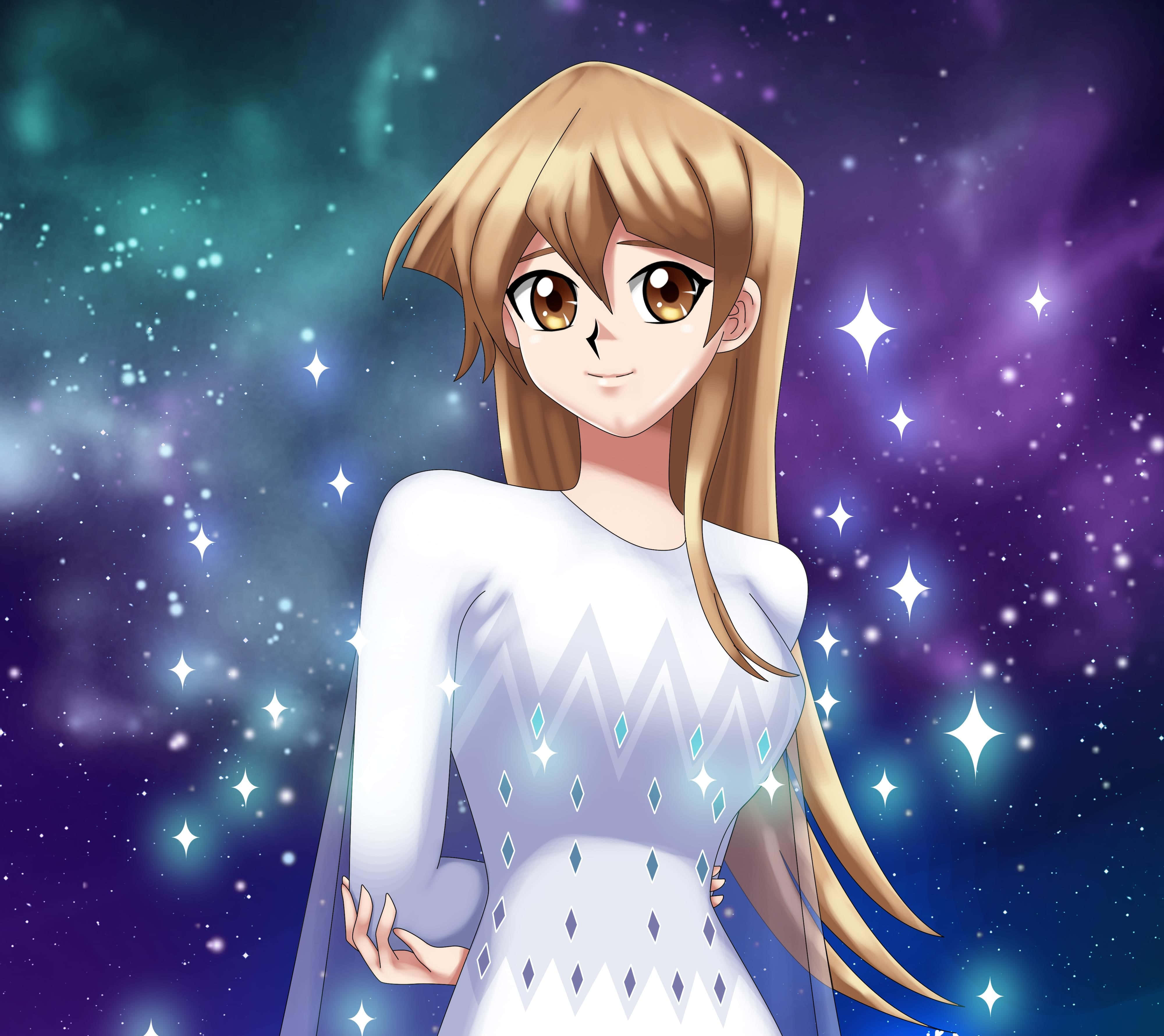 Alexis Rhodes, blonde hair, brown eyes, 4K Desktop Wallpaper