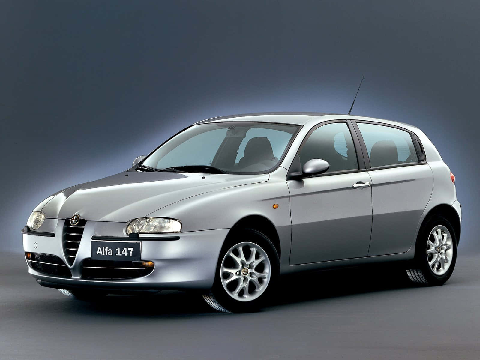 Alfa Romeo 147, 1600, silver, HD Desktop Wallpaper