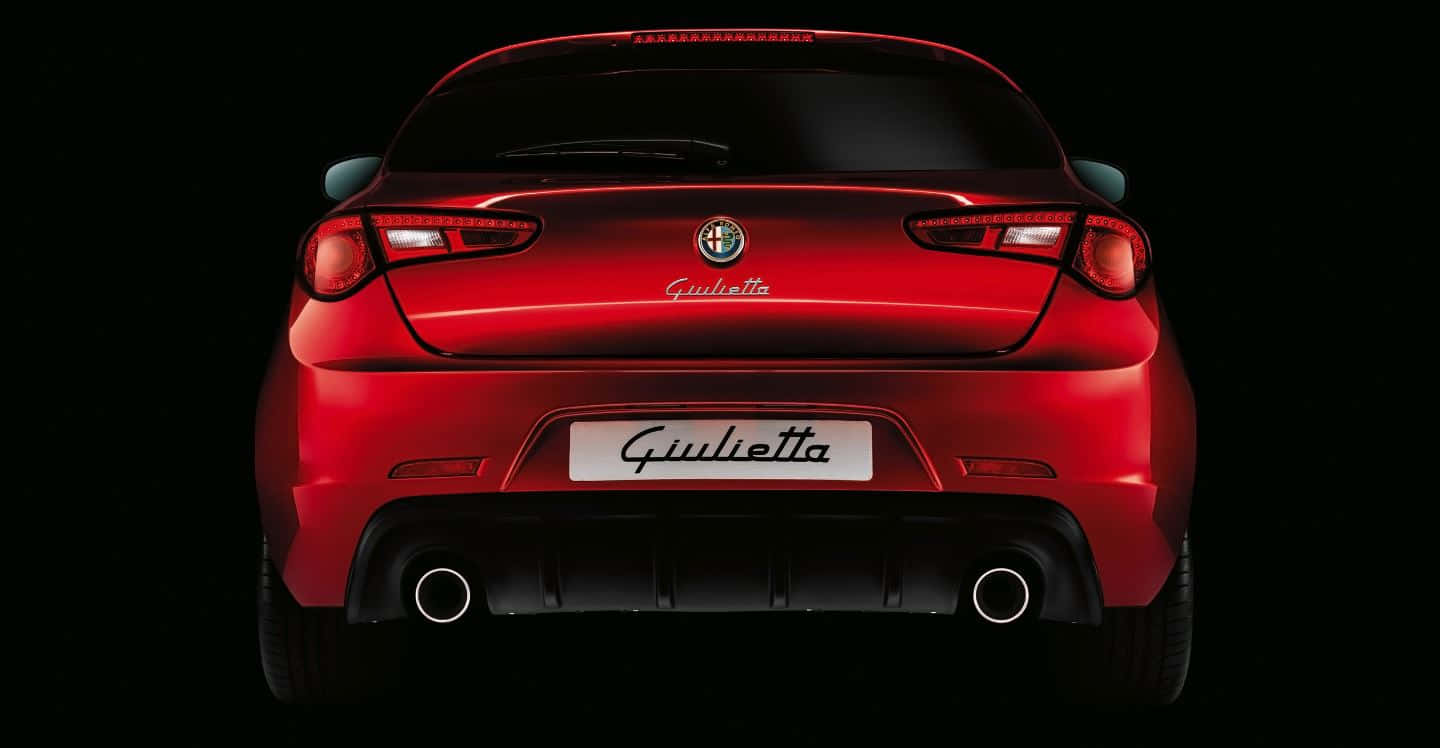 Alfa Romeo Giulietta, glossy red, rear view, HD Desktop Wallpaper