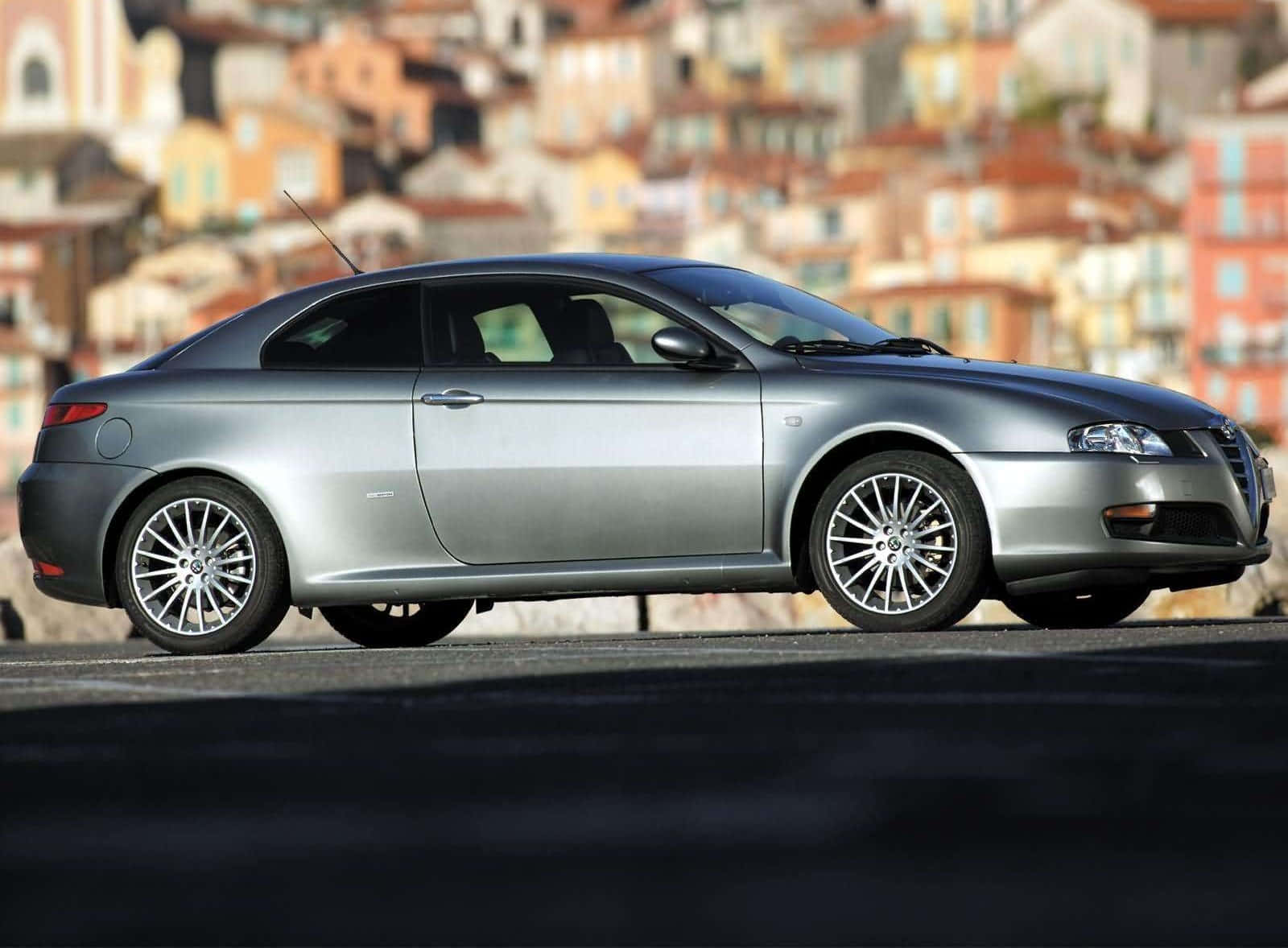 Alfa Romeo GT, silver, road, HD Desktop Wallpaper