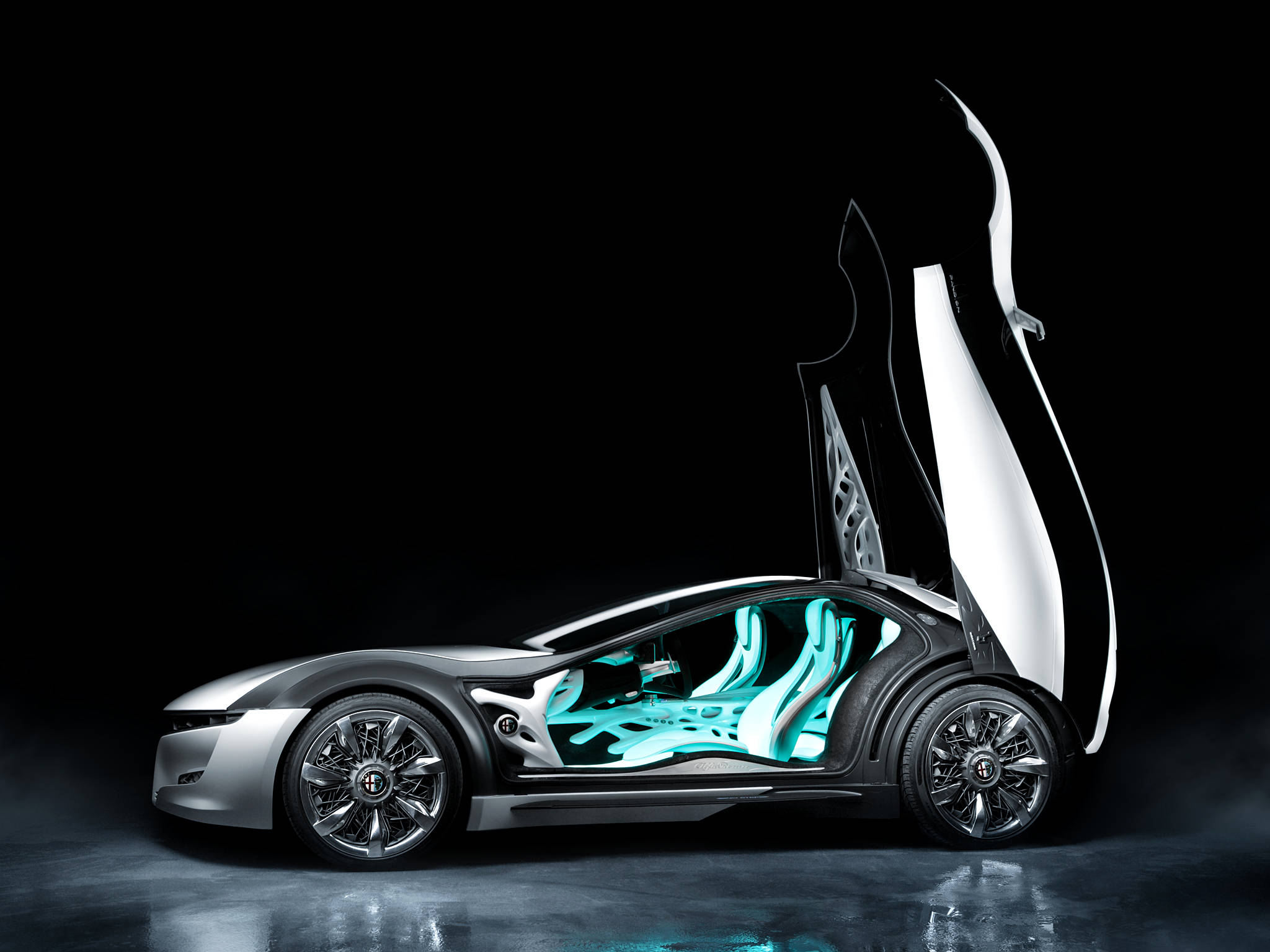 Alfa Romeo, iPhone, dihedral doors, Full HD Desktop Wallpaper