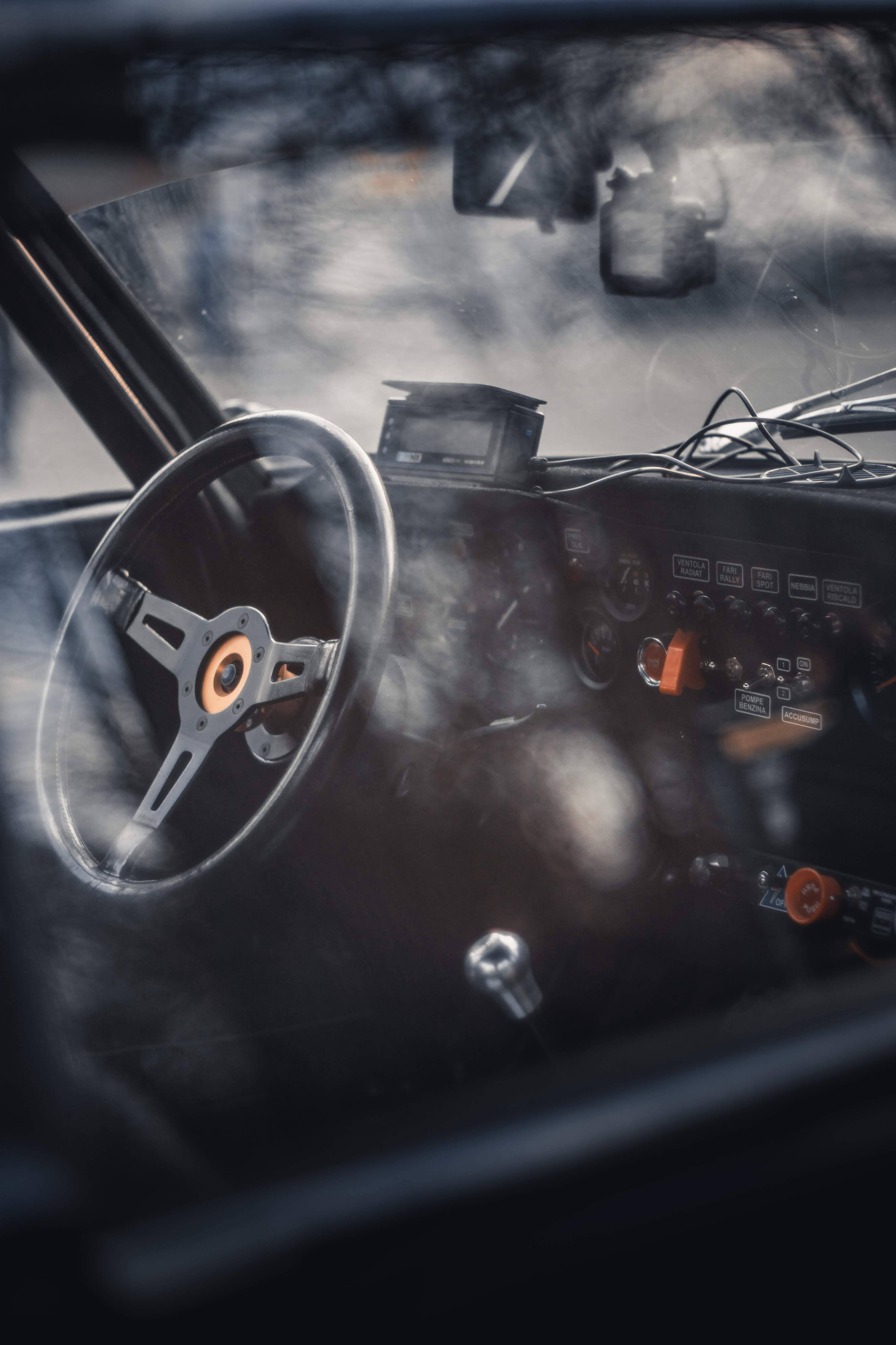 Alfa Romeo, iPhone, racing steering wheel, 4K Phone Wallpaper