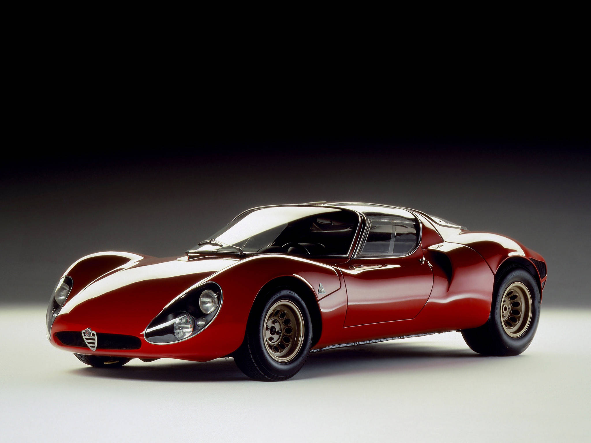 Alfa Romeo, iPhone, red sports car, Full HD Desktop Wallpaper
