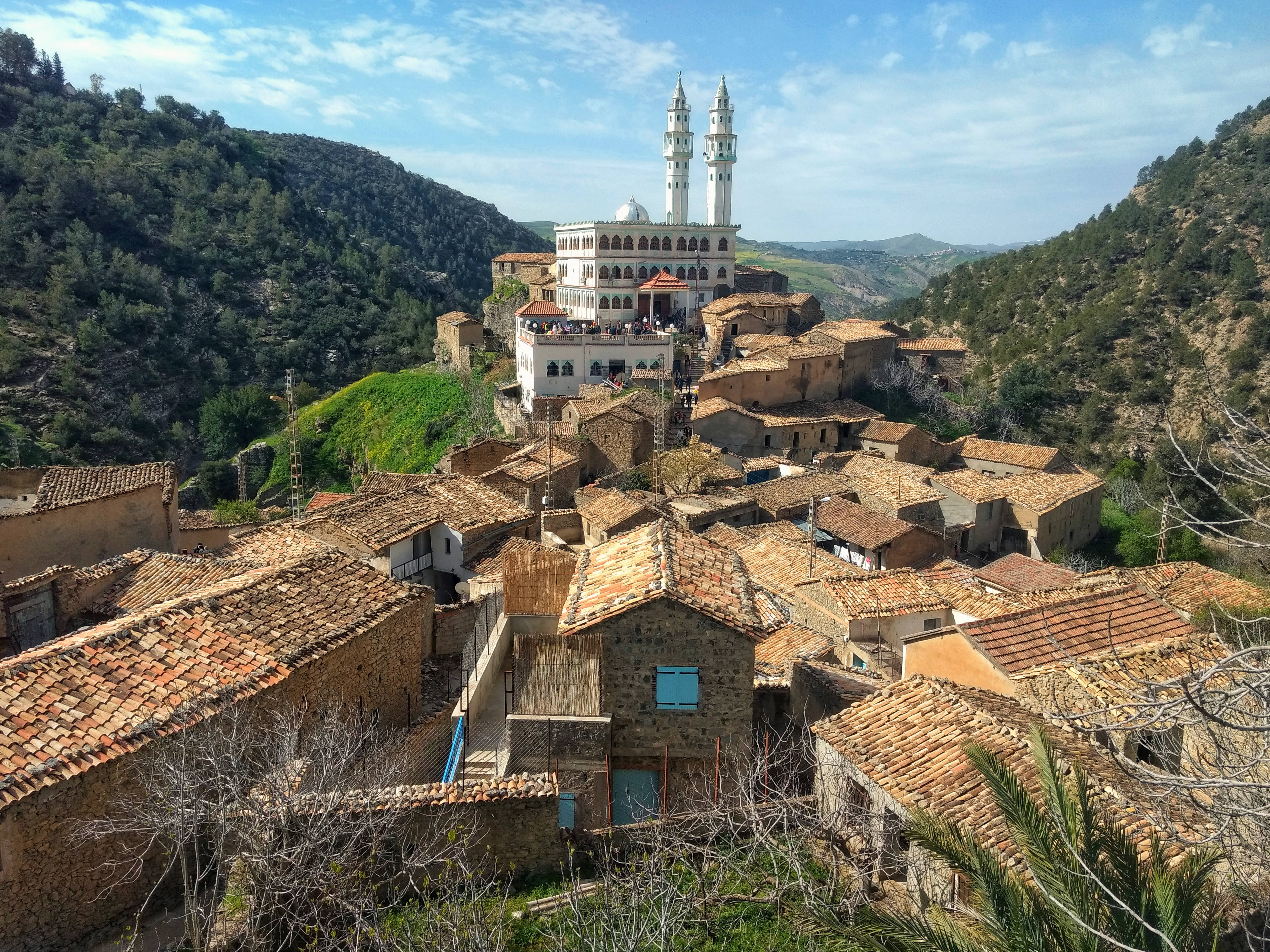 Algeria, village, mountain, 4K Desktop Wallpaper