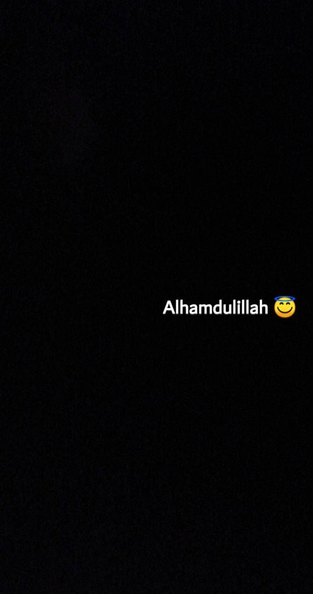 Alhamdulillah, black background, white text, HD Phone Wallpaper