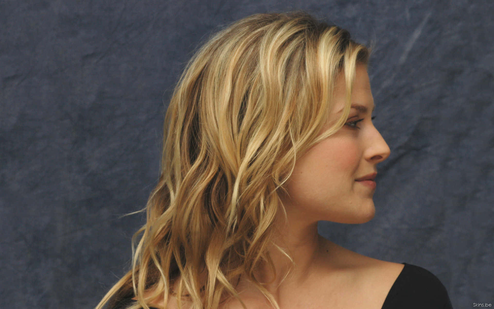 Ali Larter, wavy blonde hair, chic dress, Full HD Desktop Wallpaper