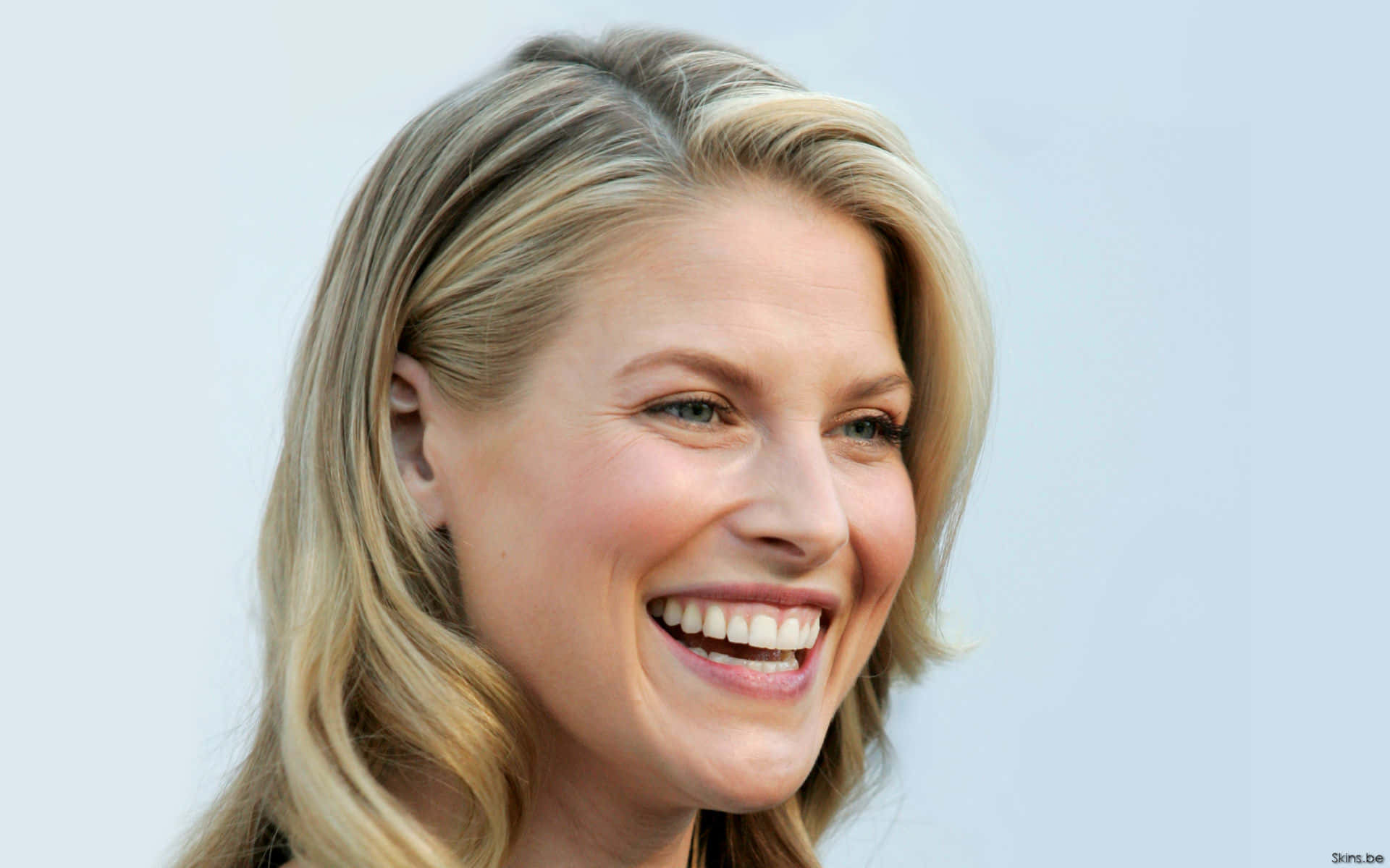 Ali Larter, blonde, bright blue eyes, Full HD Desktop Wallpaper