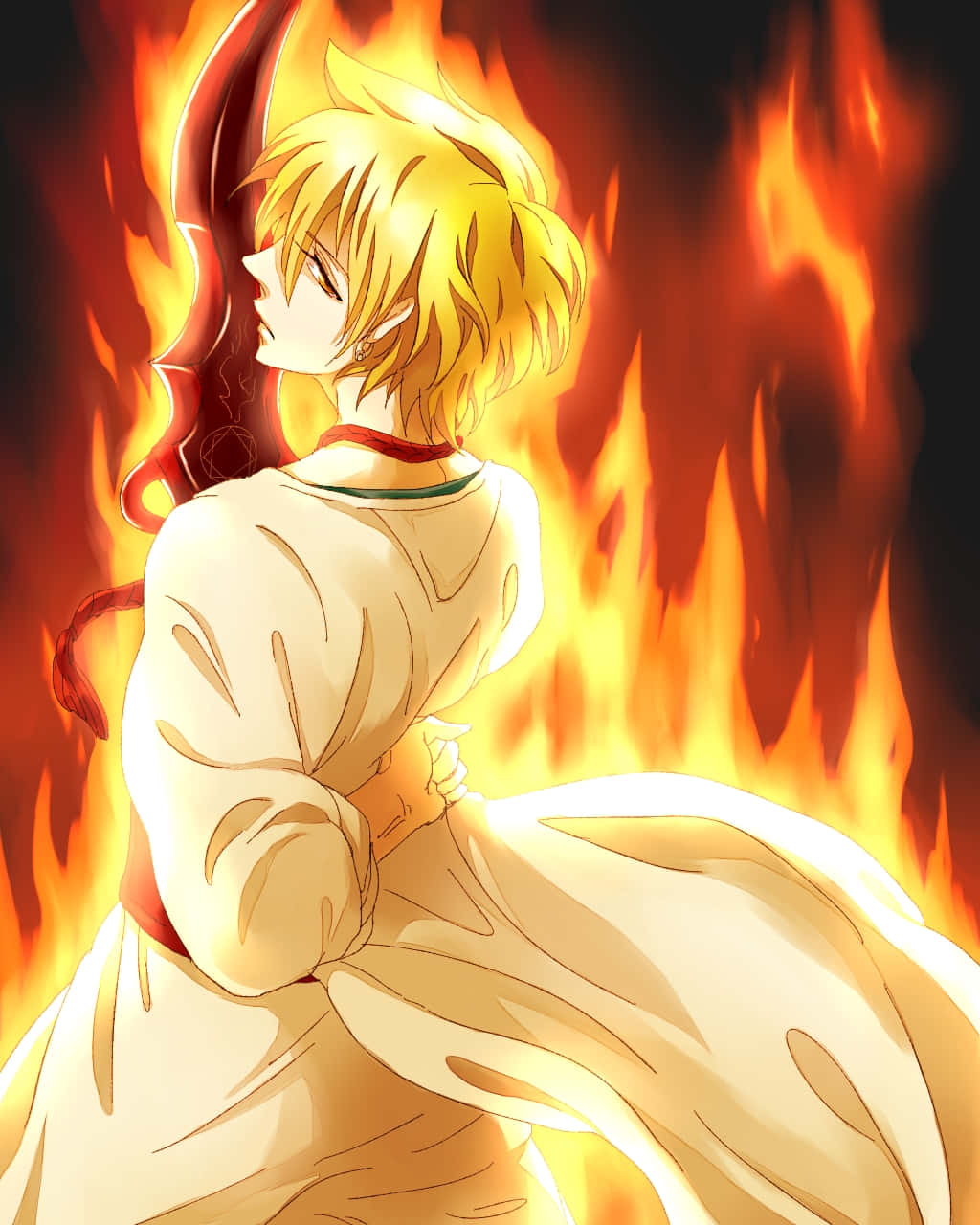 Alibaba Saluja, battle mode, golden-haired, HD Phone Wallpaper
