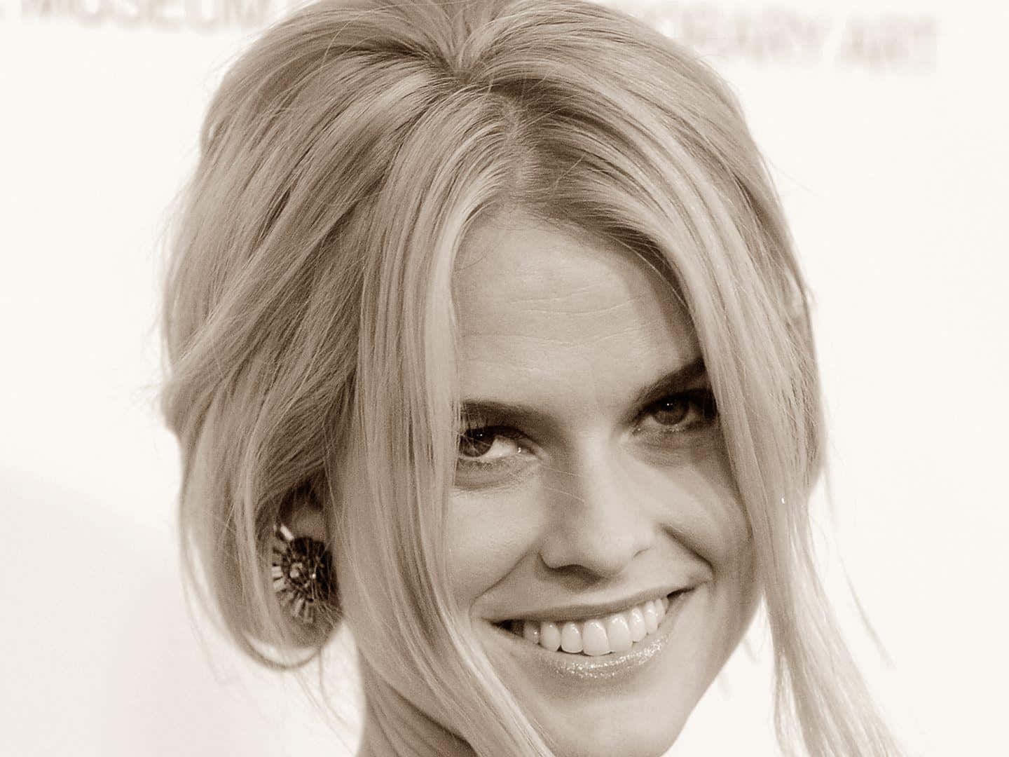 Alice Eve, sepia-toned, close-up portrait, HD Desktop Wallpaper