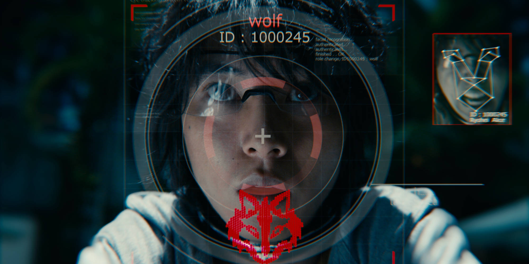 Alice In Borderland, wolf cam, futuristic targeting reticle, Full HD Desktop Wallpaper