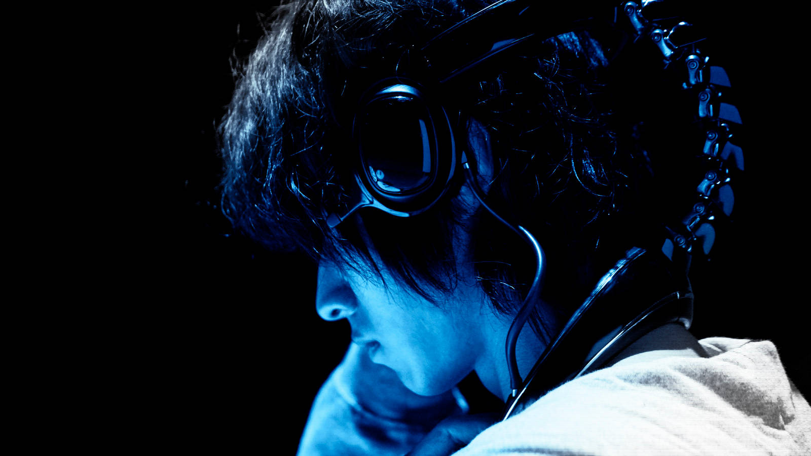 Alice In Borderland, futuristic goggles, headphones, HD Desktop Wallpaper