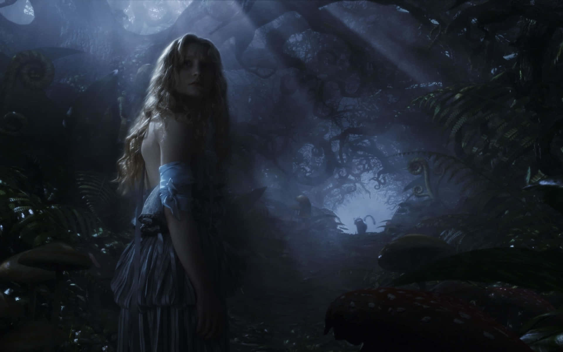 Alice Wonderland Aesthetic, white rabbit, whimsical Wonderland, Full HD Desktop Wallpaper