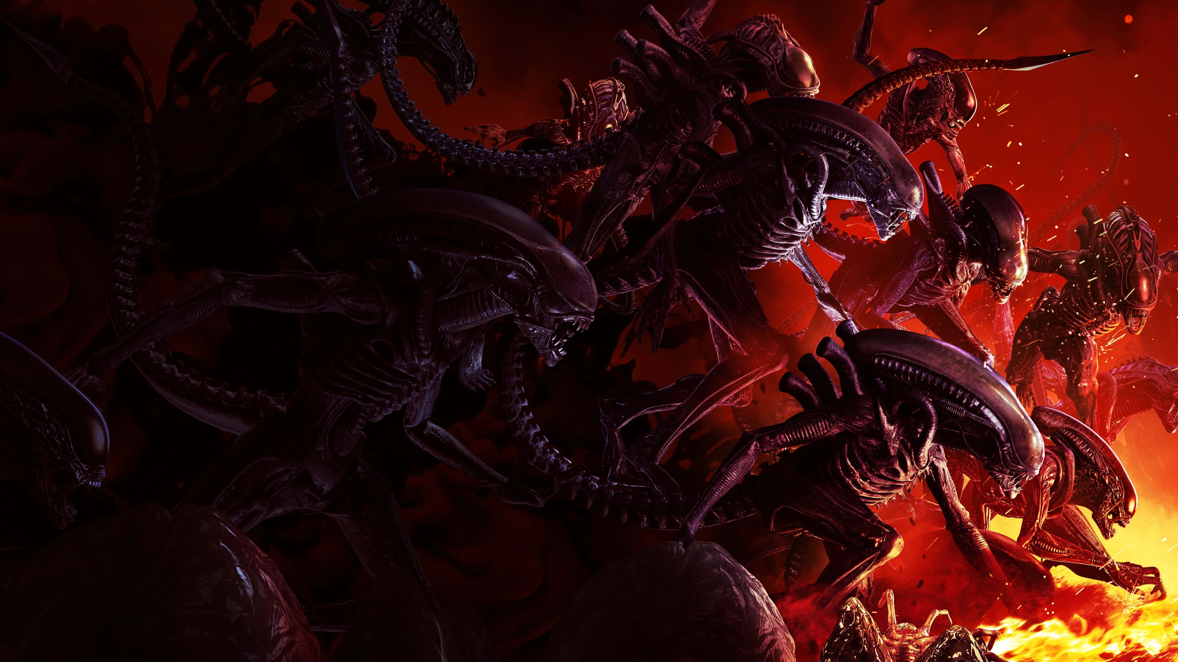 Alien, 4K, biomechanical aliens, 4K Desktop Wallpaper