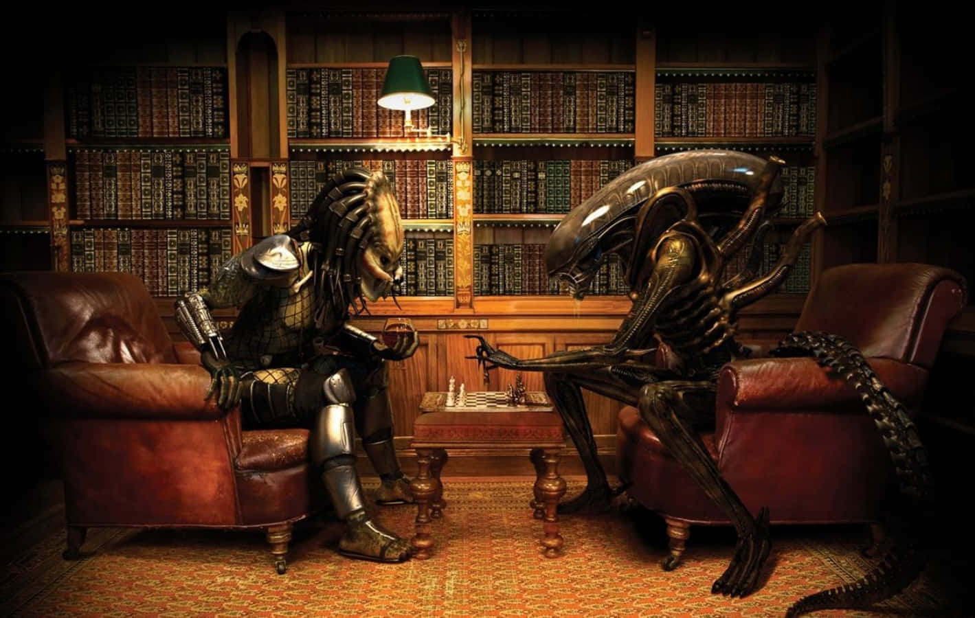 Alien Vs Predator, Predator, Alien, HD Desktop Wallpaper