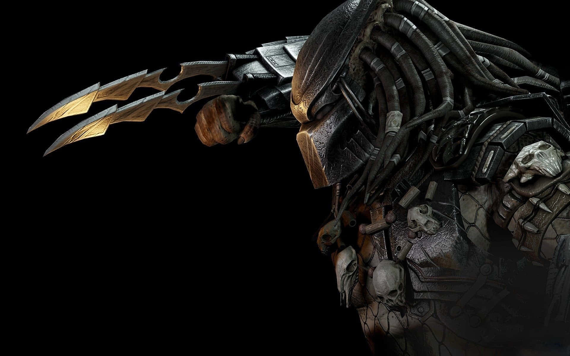Alien Vs Predator, Predator warrior, biomechanical armor, Full HD Desktop Wallpaper