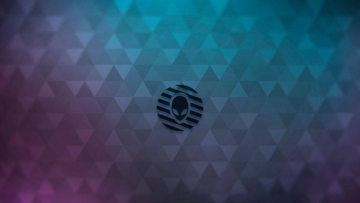 Alienware, teal, purple, SD Desktop Wallpaper