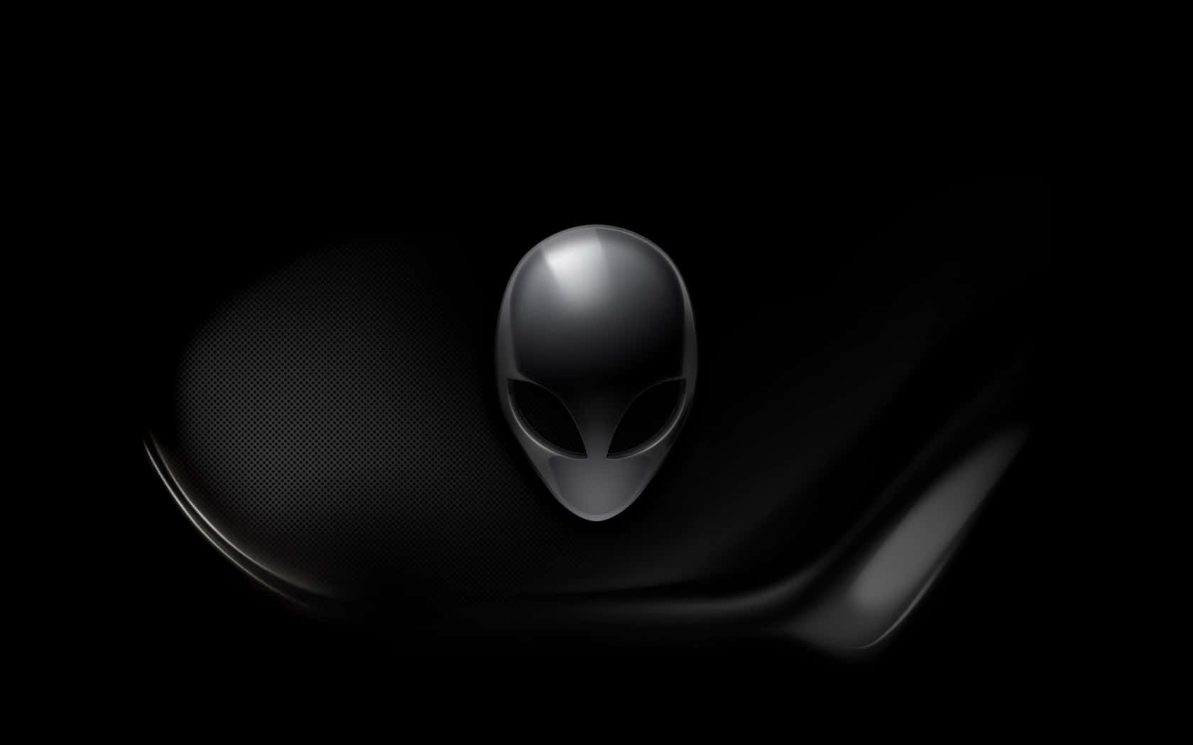 Alienware, logoon, metallic alien head logo, HD Desktop Wallpaper